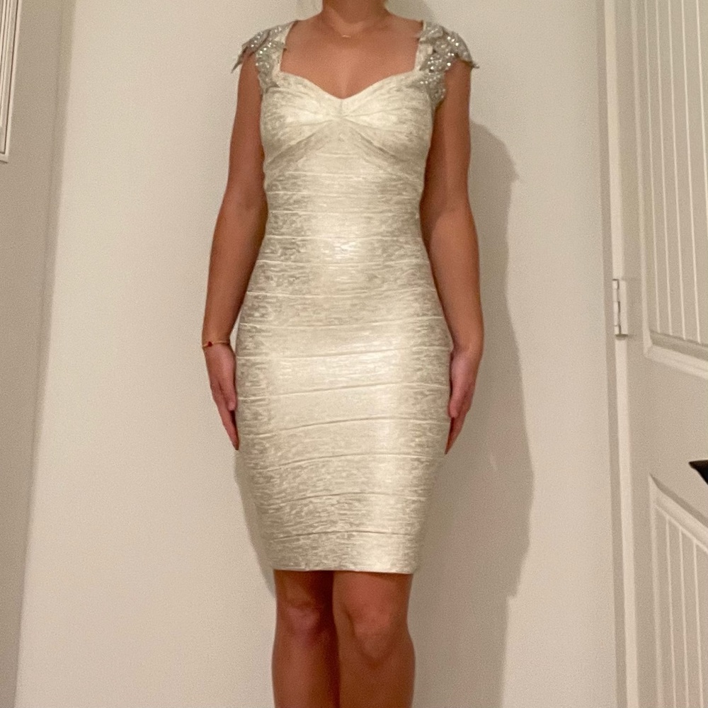 Lucci Lu white/silver dress